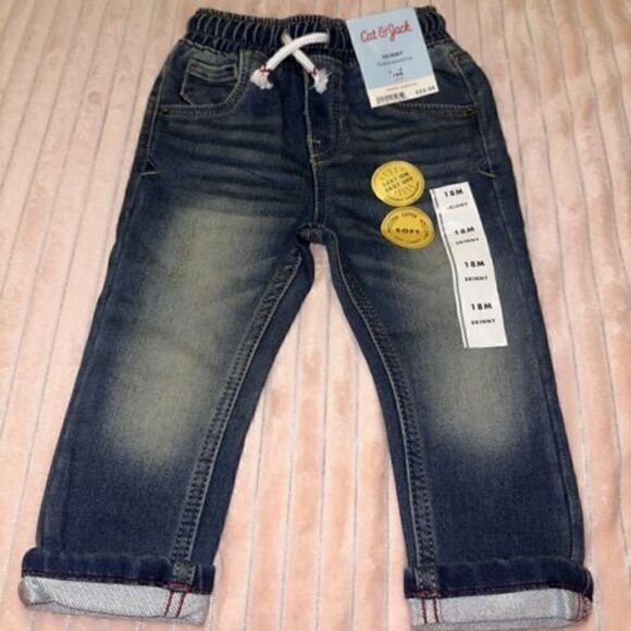Baby Boys' Skinny Fit Jeans Size 18M - Cat & Jack. I - Picture 1 of 4